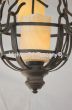 1425-6 Wrought Iron Transitional Style Chandelier