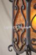 2042-3 Spanish Revival Iron Hanging Pendant Light