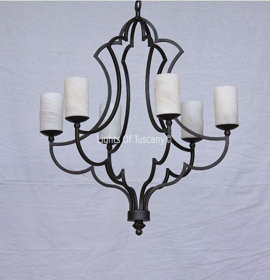 9255-6 Contemporary Style iron Chandelier