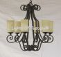 1356-6 Tuscan chandelier