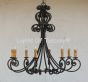 Large Spanish Style Iron Chandelier 1371-8