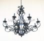 1416-8 Iron Chandelier