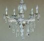 Crystal Chandelier-Hand Forged-Wrought Iron