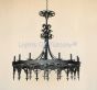 1627-16 Iron Chandelier