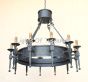1937-12 Iron Chandelier
