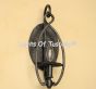 5237-1 Transitional Style Hanging Candelabra Wrought Iron Wall Sconce
