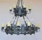 Medieval Castle Style Chandelier Gothic Tuscan Iron