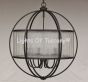 9310-6  Contemporary Wrought Iron Chandelier 