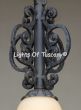 6130-1 6130-1 Spanish / Mediterranean Style Hanging Mini Pendant Light Wrought Iron Vintage
