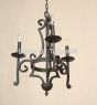 1628-3 Iron Chandelier 