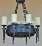 1375-8 Spanish Revival Chandelier