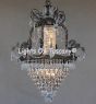 Crystal Chandelier-Hand Forged-Wrought Iron