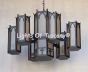 1745-9 Wrought Iron Gothic Style Chandelier 