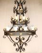 3161-18ONX Mediterranean Iron Chandelier