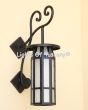 8165-1 Rustic Craftsman Style Iron Outdoor Wall Light