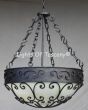 2410-6 Mediterranean /Spanish style wrought Iron pendant bowl