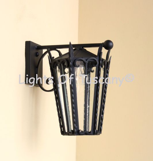 8305-1 Spanish Outdoor Iron Wall Light