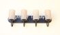 5554-4 Contemporary Rustic Bathroom Iron Vanity Light