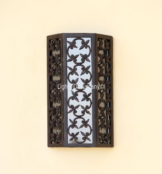 7144-1 Mediterranean Revival Style Pocket Lantern Wall Light
