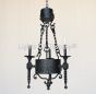 Small Chandelier, Spanish chandelier, Mediterranean Chandelier, Mini Chandelier, Kitchen Island Chandelier, Wrought Iron Chandelier, Custom Chandelier, Medieval Chandelier, old world iron chandelier