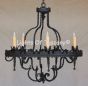 1155-5 - Spanish Revival Chandelier 