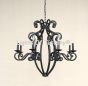 1602-8 Iron Chandelier