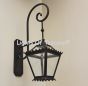 Contemporary-Spanish Wrought Iron Lantern/ Light