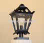 7551-1P Contemporary Outdoor Iron Post Light