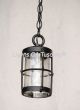 6160-1 Rustic Style Wrought Iron Pendant Light