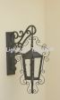 7167-1 Spanish/Mediterranean Style Wrought Iron Outdoor Wall Light