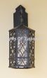 Spanish design iron wall outdoor lantern