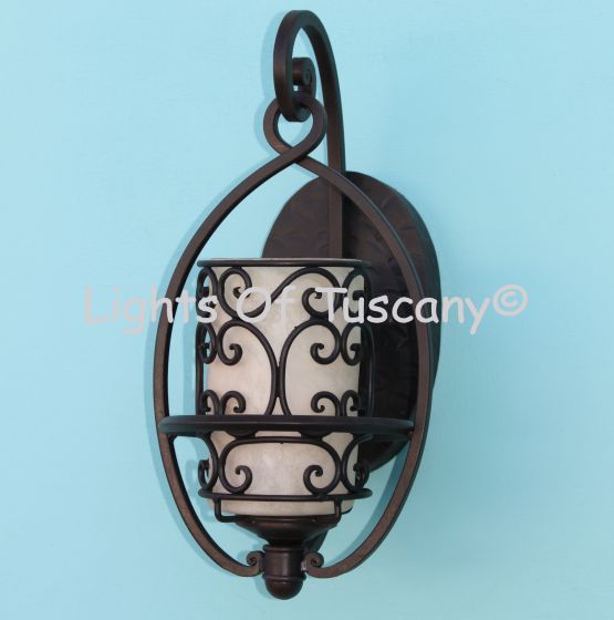 Spanish Revival / colonial wall sconce