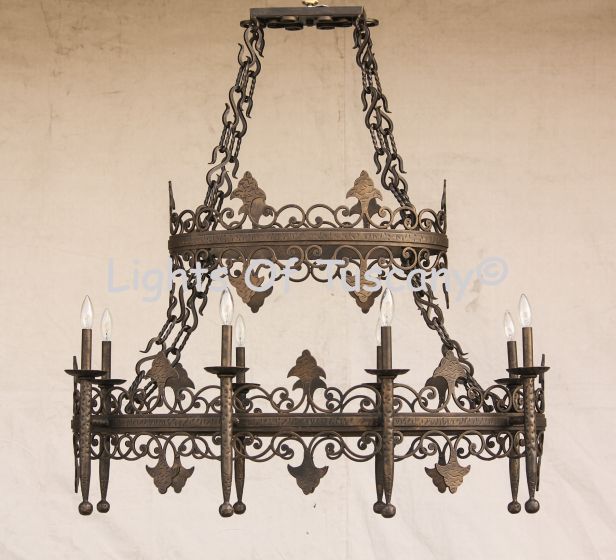 Spanish Style Island Chandelier 1501-8