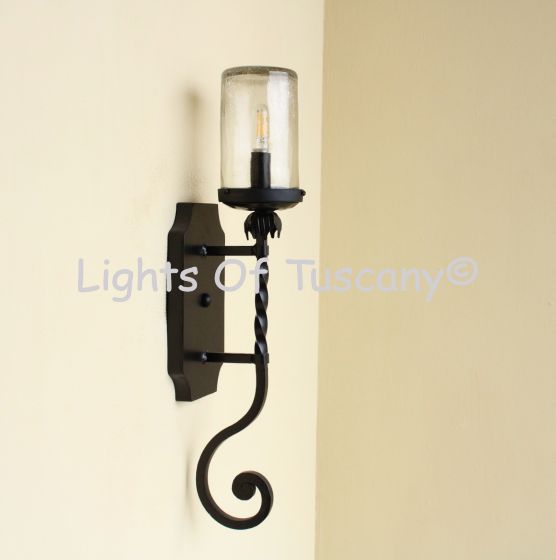 7953-1OL Iron Wall Sconce