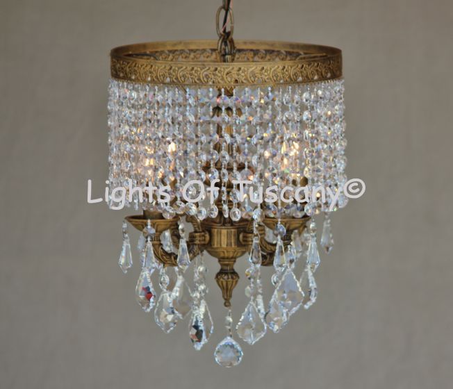 Crystal Chandelier-Hand Forged-Wrought Iron-Lighting 
