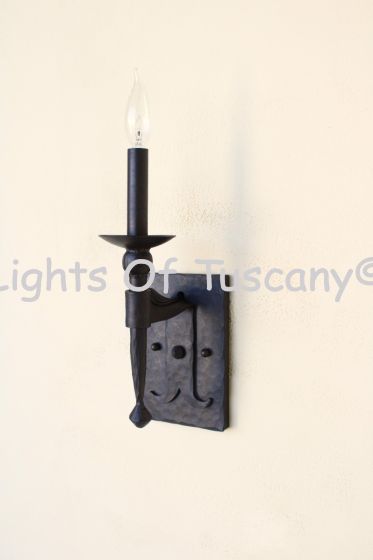 5066-1 Spanish Contemporary Iron Indoor Wall Light