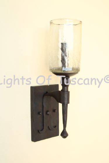 5066-1CRK Spanish Contemporary Indoor Wall Sconce