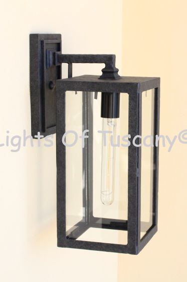 6956-1 Outdoor Rustic Iron Wall Lantern