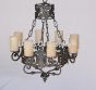 1106-8 Spanish Revival / Mediterranean Style Iron Chandelier