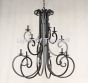 1327-9 Wrought Iron Chandelier