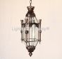 3053-1 Moorish Style Iron Indoor Hanging copper Lantern