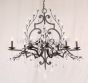3121-6 Wrought Iron Italian Style Chandelier