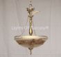 50065-3 European Alabaster Bowl Pendant Light