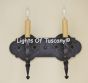 5638-2 Spanish/Mediterranean Style Wrought Iron Bathroom Vanity Light