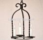 6521-3 Rustic Mediterranean Style Iron Mini Chandelier