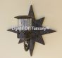7335-1 Contemporary Star Outdoor Wall Light