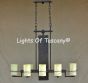 1535-8 Contemporary Spanish Wrought Iron Chandelier 