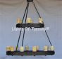 Large Contemporary Spanish Style iron Chandelier 