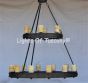 Large Contemporary Spanish Style iron Chandelier 