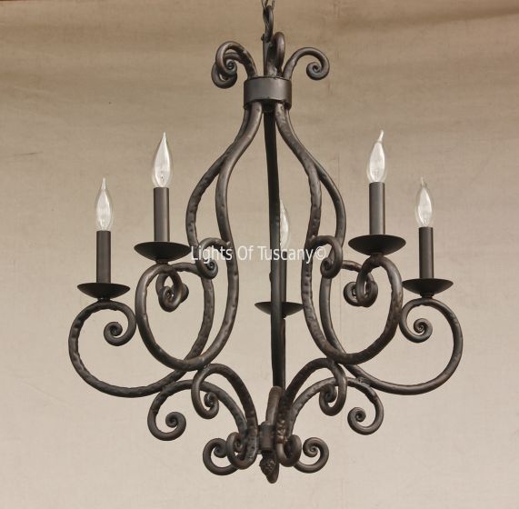 1615-5 Spanish Style Chandelier
